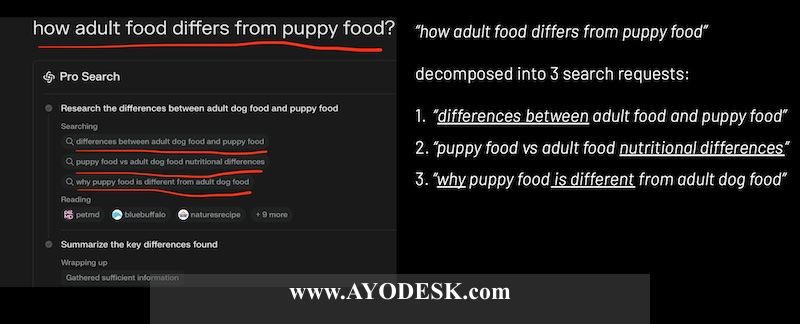 AI Search Query Preprocessing